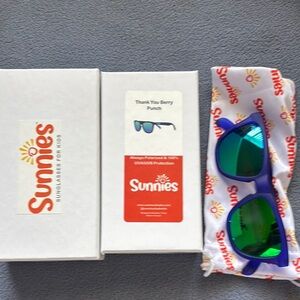 Kids Sunglasses - Blue and Green